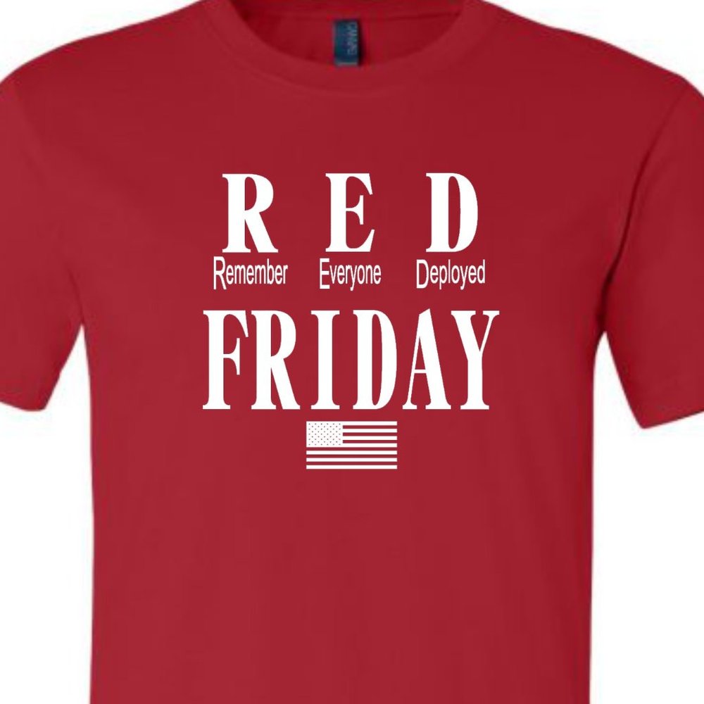 RED FRIDAY TEE UNISEX  NWT